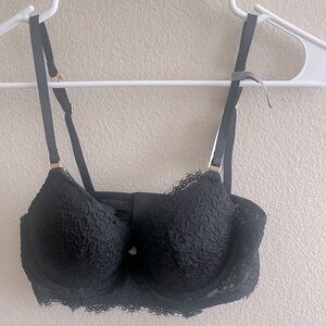 Aerie NWT Black‎ Lace Padded Underwire Bra size 34 B